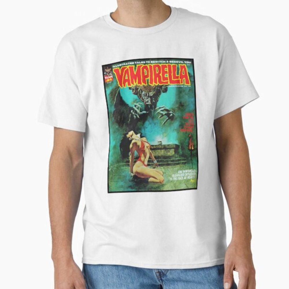 Vampirella Men_s T Shirts White